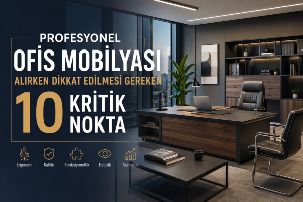Profesyonel Ofis Mobilyası Alırken Dikkat Edilmesi Gereken 10 Kritik Nokta